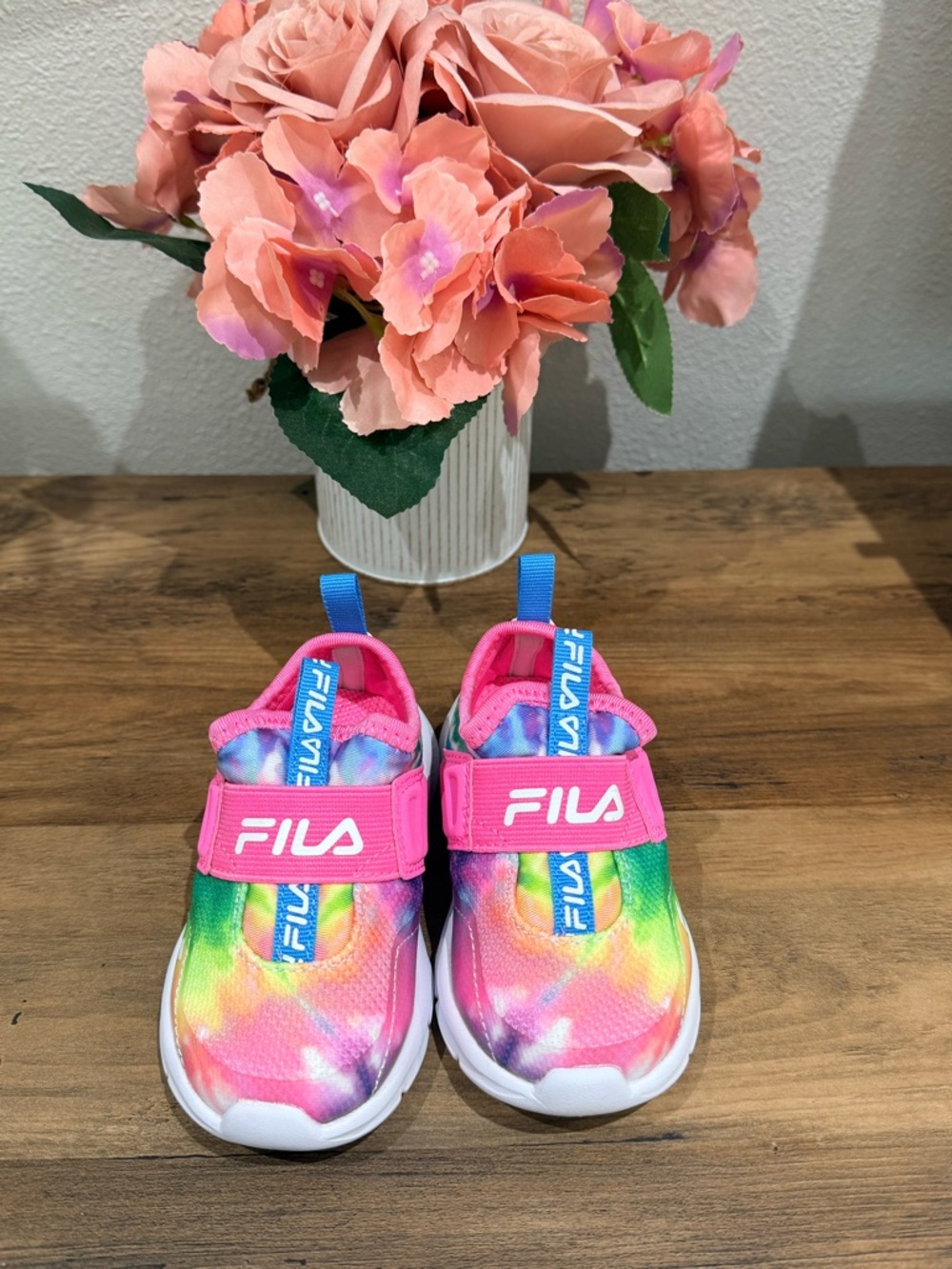 FILA Landbuzzer Little & Big Girls Running Shoes in multi white size 6 infants - Picture 2 of 7